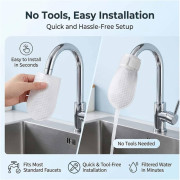 50 Pic CrystalFlow Water Filter Pro With 10 Pcs Hooks